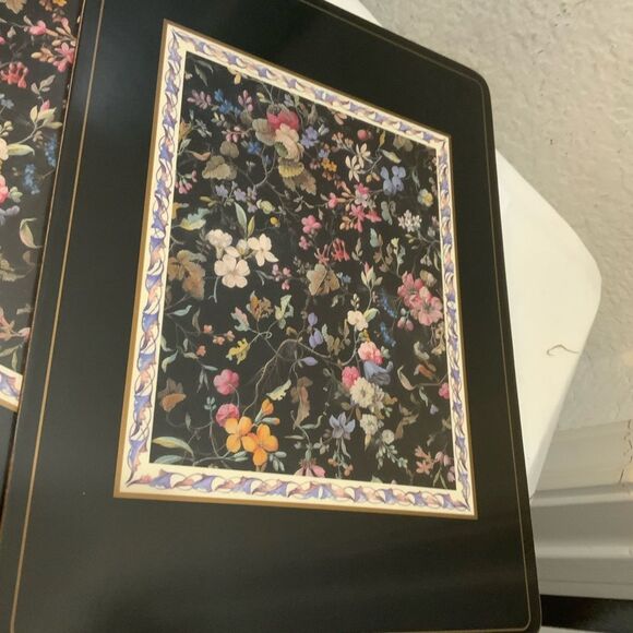 VTG‎ Pimpernel Floral PLACEMATS SET of 4 Floral English Garden Made in  England - Picture 3 of 4